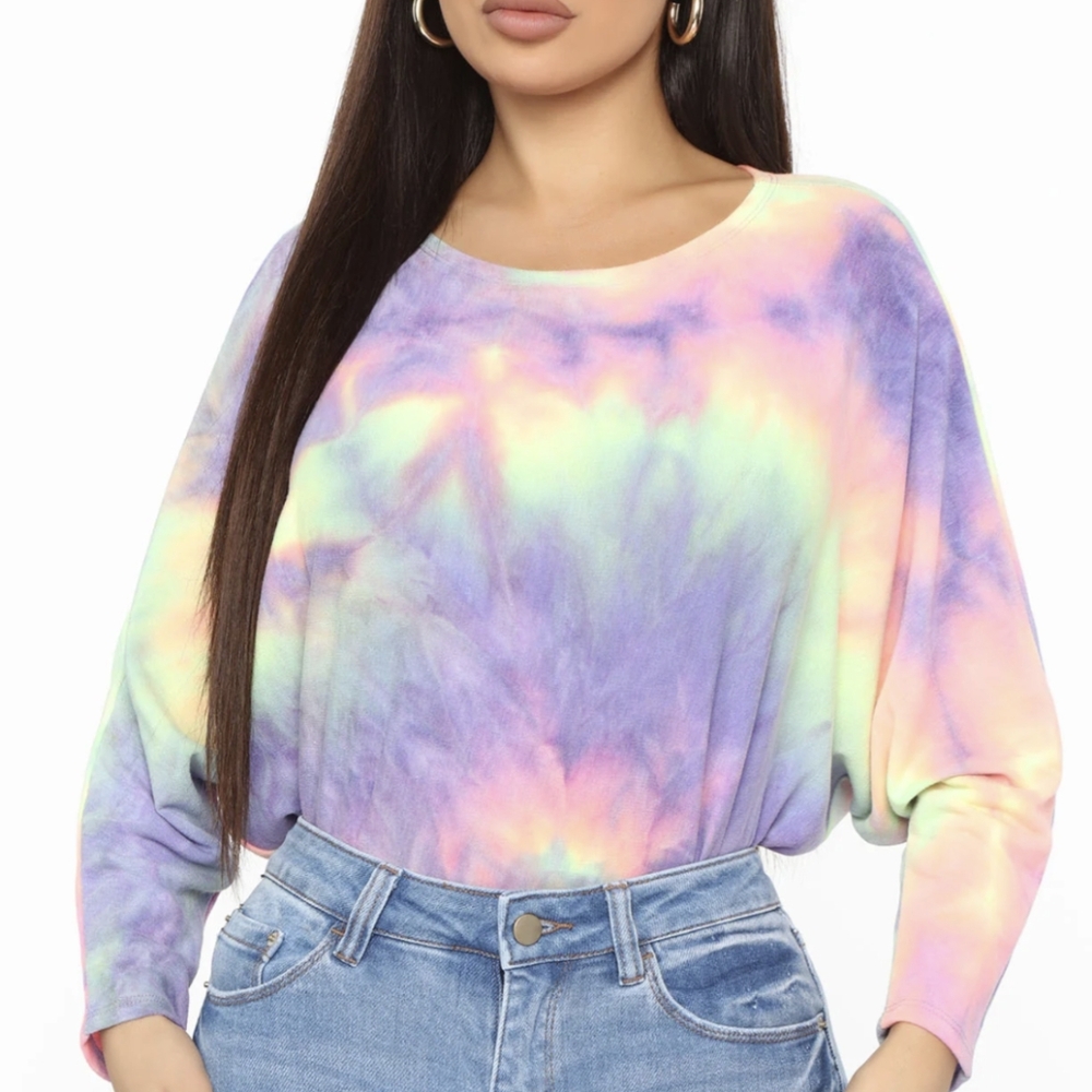 Fashion Nova Tie Dye Top